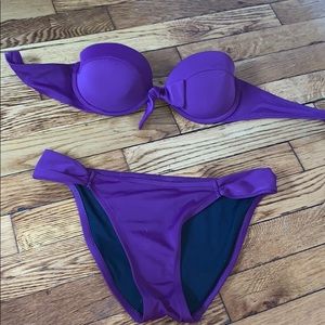 Purple bikini!